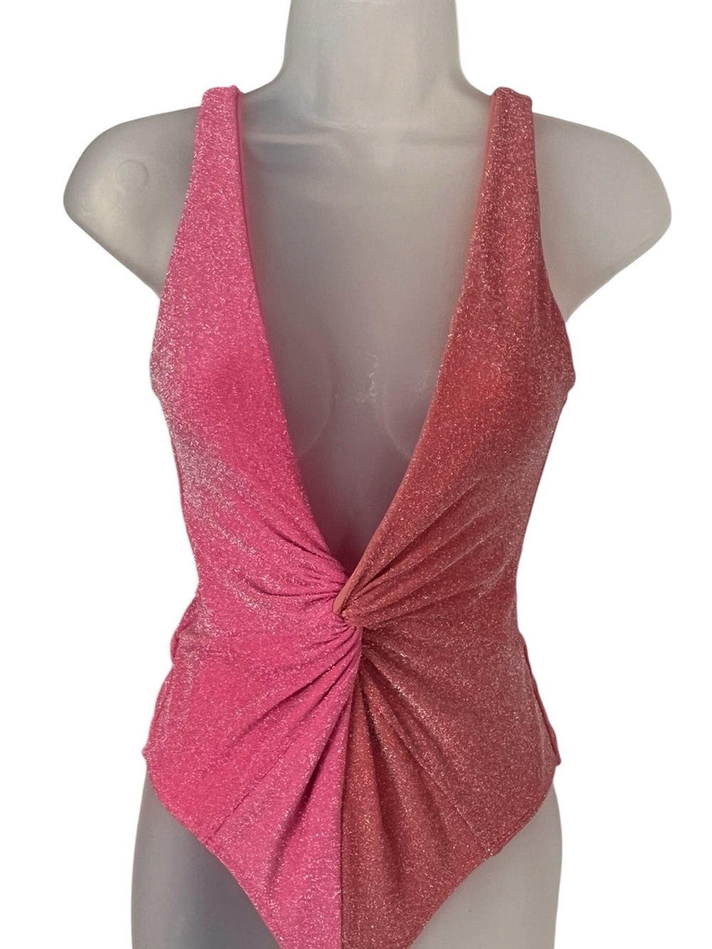 Juillet NWOT Olivia Shine Metallic Shimmer One Piece Swimsuit Extra Small XS
